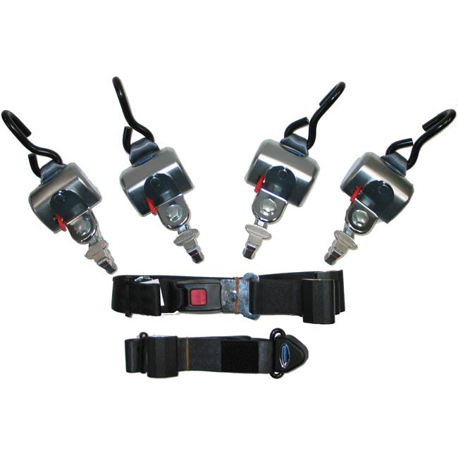 QRT MAX Kit for L Track with manual lap and shoulder belt Q-8300-A-L