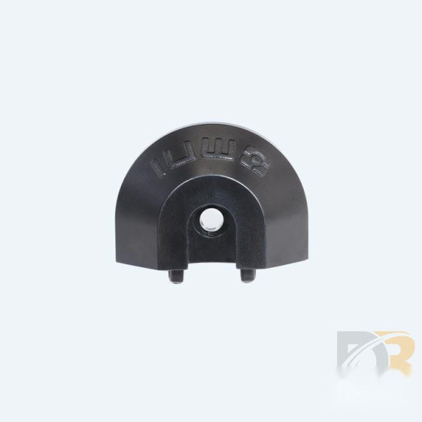 End cap for Surface Angled Series OMNI L Track - Black QC06059 - Don Brown Bus Parts