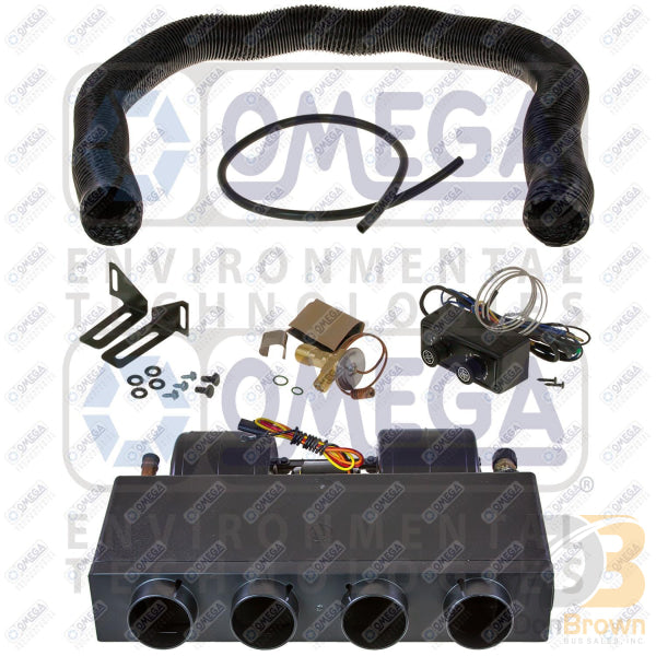 Evaporator Assembly H/c 17In W/4 Flex Hose Outlets Oet 4032 27-40028-Hc Air Conditioning