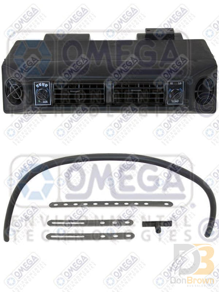 Evaporator Assembly Under Dash 2 Louvers Grilles 12V 27-50027-Am Air Conditioning