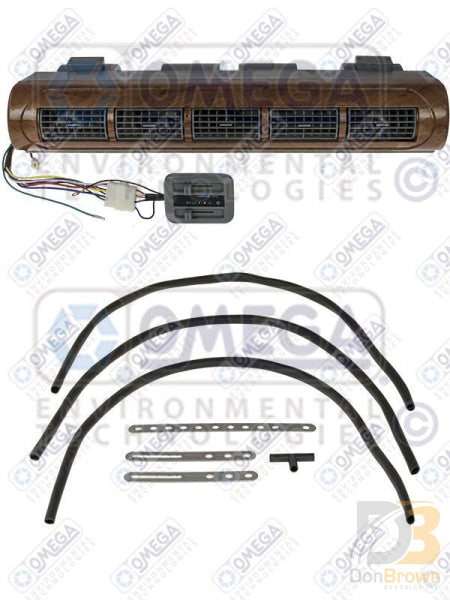 Evaporator Minibus 5 Louvers 22 Pass Coil Walnut Finish 27-41502-Am Air Conditioning