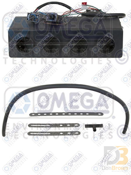 Evaporator With 4 Flex Hose Outlets 3 Spd 24V 27-50059-Am Air Conditioning