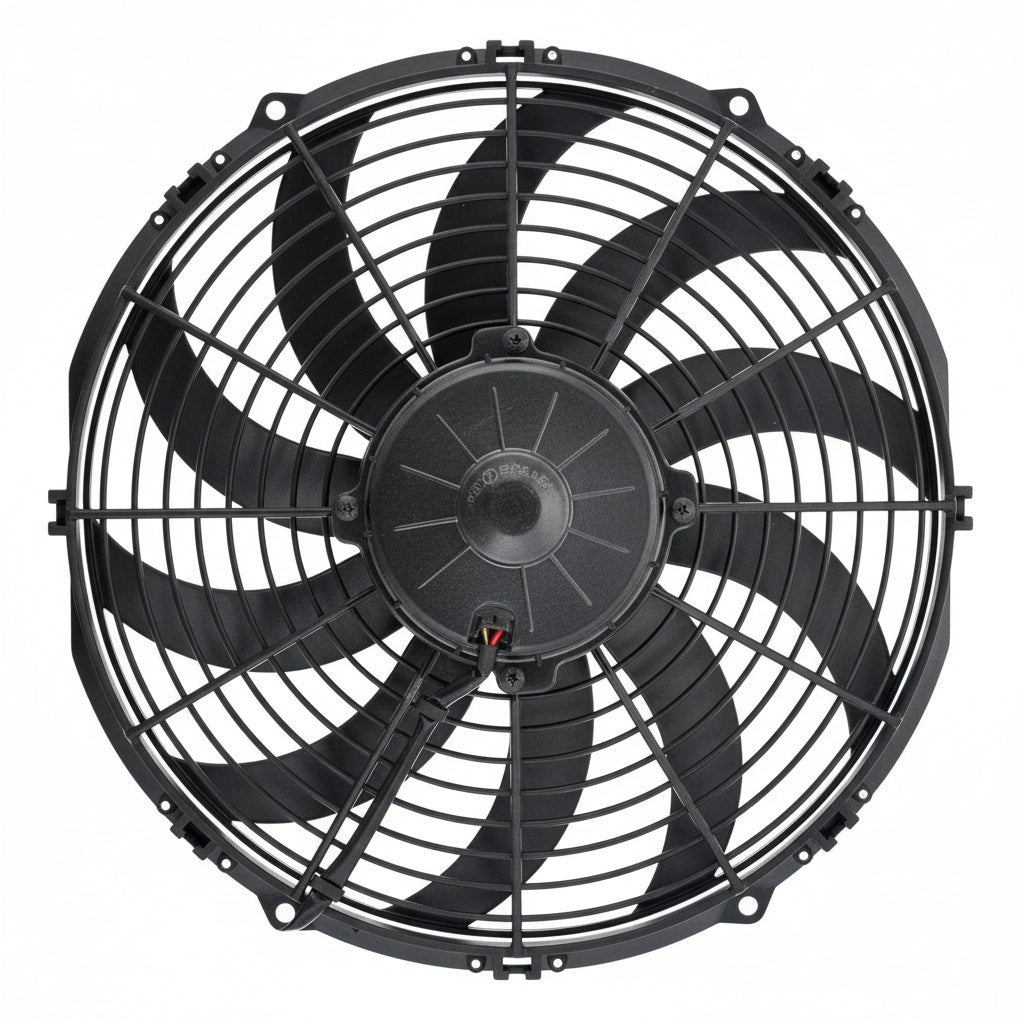 Fan Assembly 16In 12V Hp Pusher Mtr S Blades 25-14868-S Air Conditioning