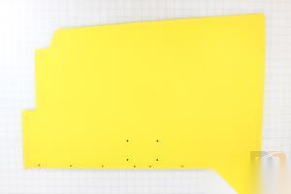 INBOARD BARRIER TEXTURE YELLOW KIT SHIPOUT 501-0189YTKS