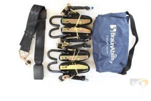 LAP BELT EXTENSION WITH ADJUSTER AND 4 RESTRAINTS W / C M-203-L30-Q 'STRAINT' KIT SHIPOUT 502744NKS