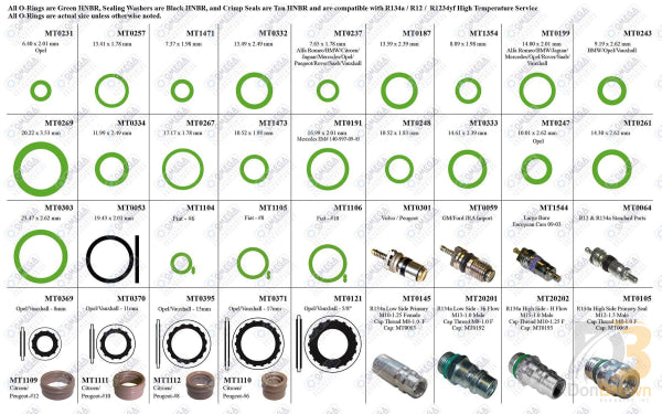 Mt Most Used Work Shop Components - Europe Mt20000 Air Conditioning
