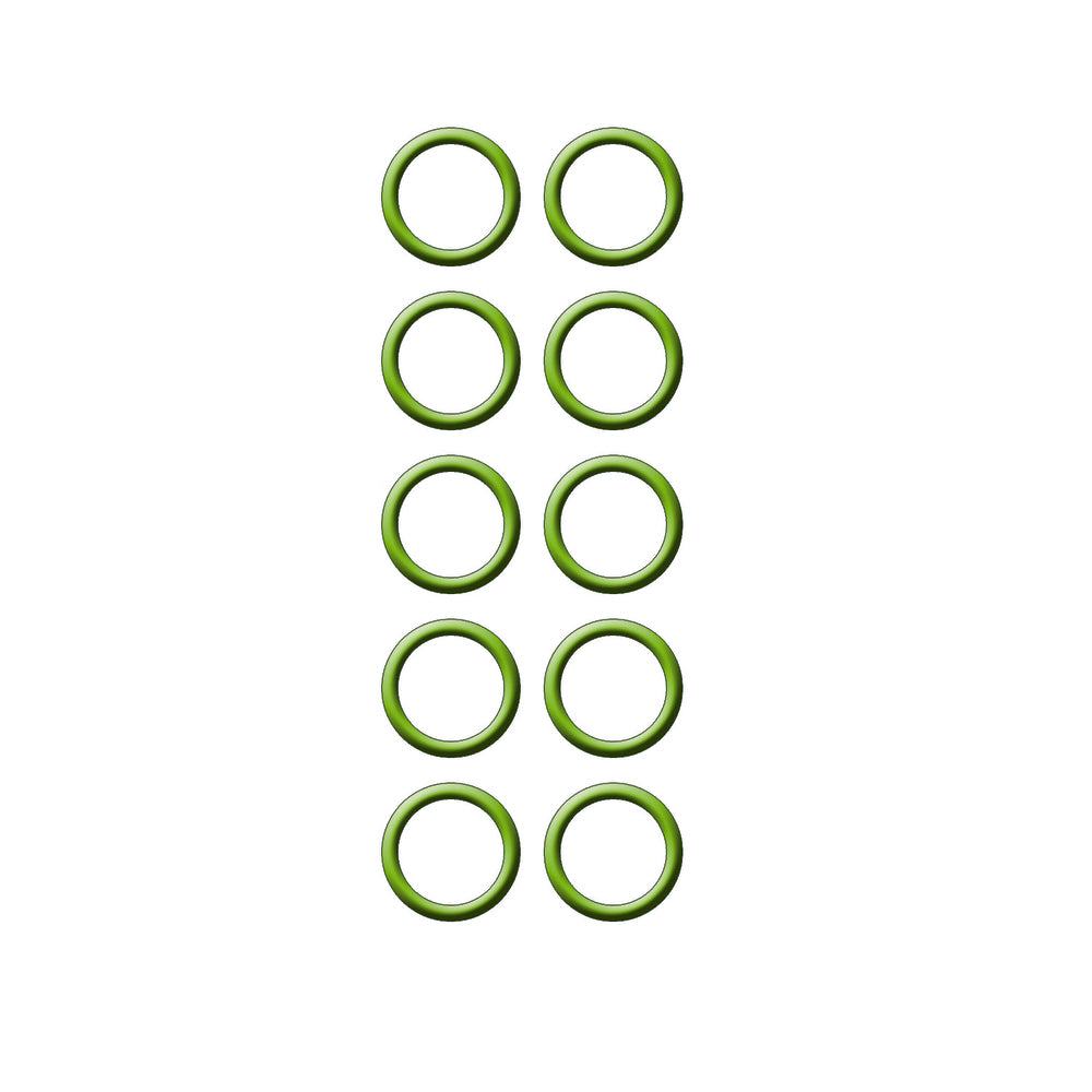 10 Pk Green HNBR O-ring Fiat and Compression MT0019-10