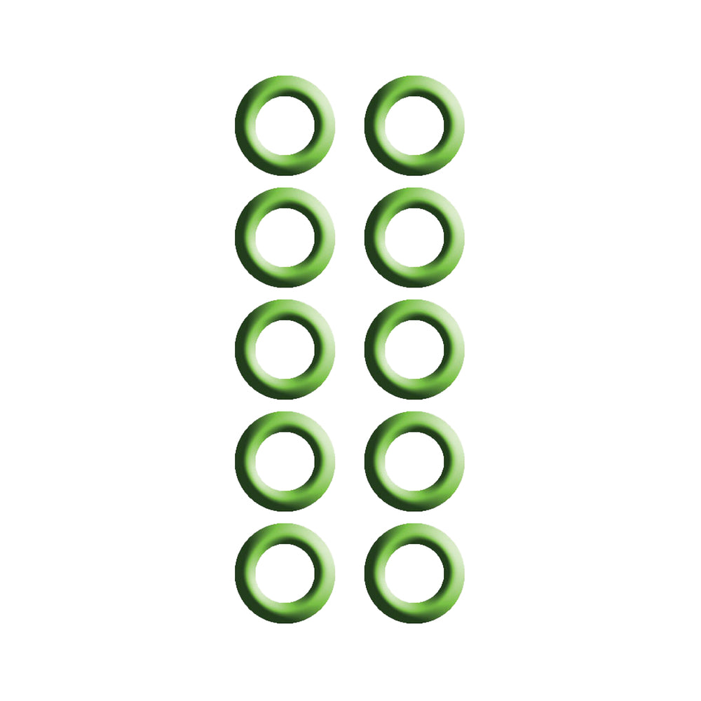 10 Pk Green HNBR O-ring - Gm Capillary Tube MT0228-10