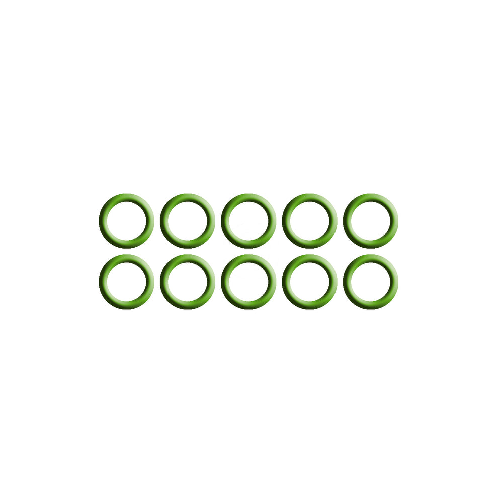 10 Pk Green HNBR O-ring - #8 (1/2") Dual MT0344-10