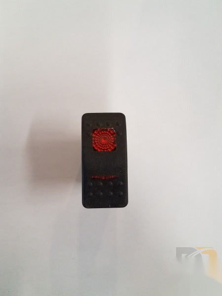 08-011-003 ON / OFF / ON SWITCH - Momentary, BLACK RUBBER - Don Brown Bus Parts