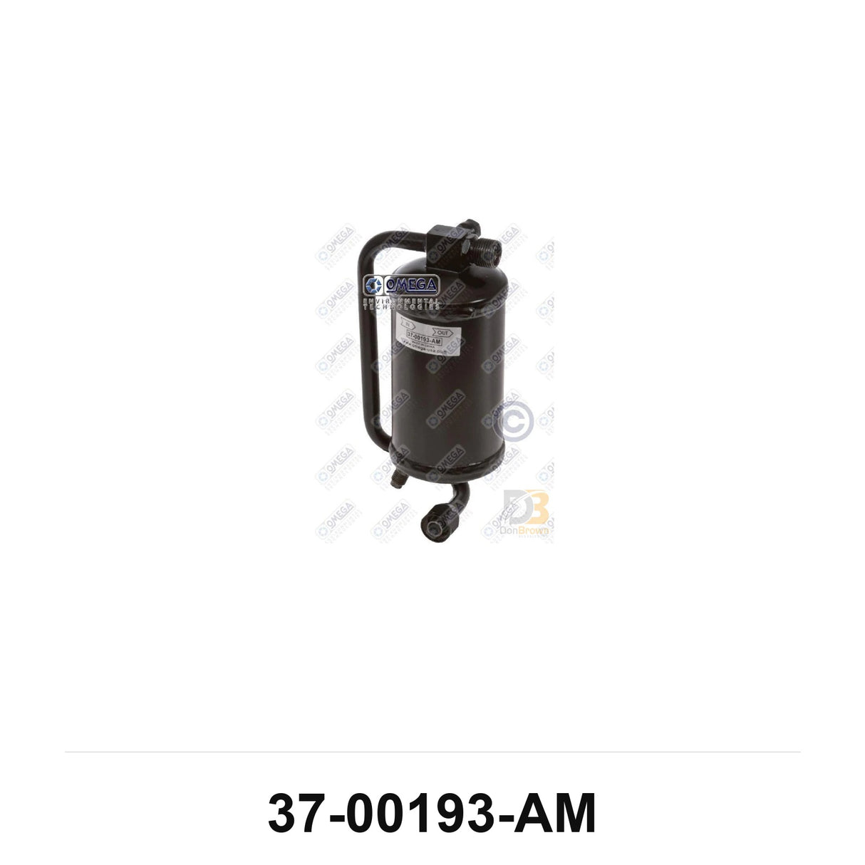 Receiver Assembly with Filter Drier 37-00193-AM - Don Brown Bus Parts