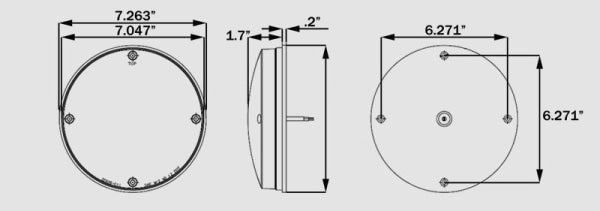 Yellow 8 Way Led Sll93Ab Bus Parts