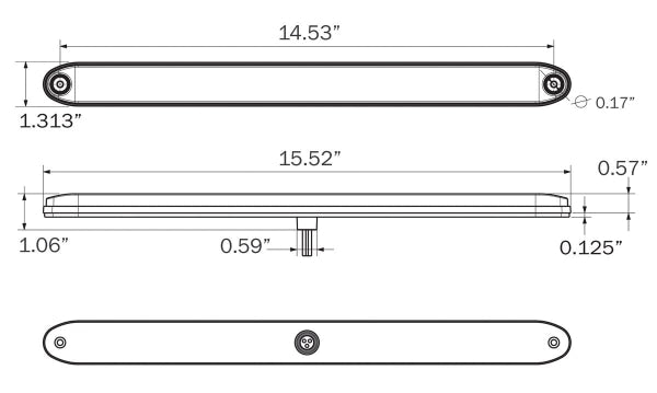 Mcl80Rcb Led Id Light Bar With Built-In Utility