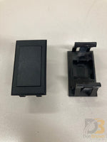 08-011-008 Switch Black Plastic Blank