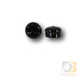 1 Vinyl Cap With Flanges - Black 91250-000 Wheelchair Parts