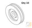 10 Pk / Pulley/ Wire Rope - 1.25 Id X.375 W 0.192 Groove Kit Shipout 503121 - 10Ks Wheelchair Parts