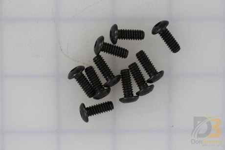 10 Pk / Screw #10 24 X 1/2’ Button Hd Allen Auto Black 25842 - 10Ks Wheelchair Parts