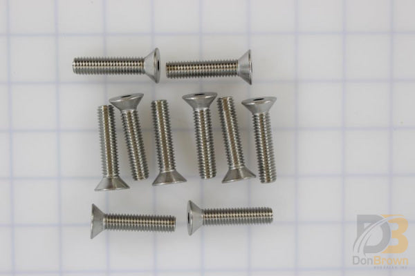 10 Pk / Screw - 3/8 - 16 X 1 - 3/4 Ss 18 - 8 Fhsc Kit Shipout 30385 - 10Ks Wheelchair Parts