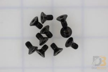 10 Pk / SCREW #10 32 X 3/8 FL HD HX SKT AUTO BLACK   24537-10KS - Don Brown Bus Parts