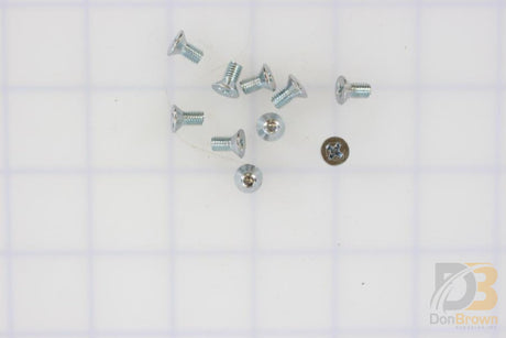 10 Pk / Screw - 10 - 32 X 3/8 Flt Hd Ph Zp 82767 - 10Ks Wheelchair Parts