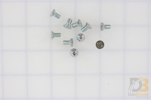 10 Pk / Screw - 10 - 32 X 3/8 Flt Hd Ph Zp 82767 - 10Ks Wheelchair Parts