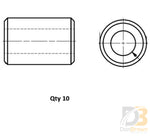 10 Pk / Spacer - .500’ O.d. X.266 I.d..75 Long Kit Shipout E60454 - 10Ks Wheelchair Parts