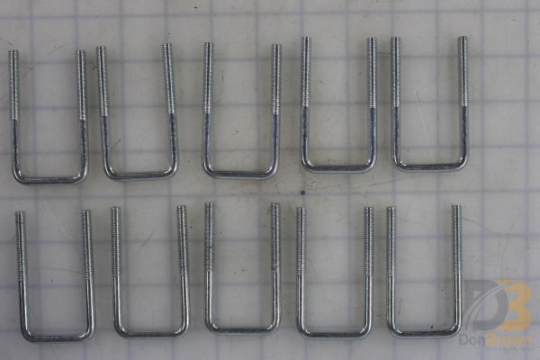 10 Pk / U - Bolt 1/4 20 X 1 - 1/4 2 - 3/4 Long 81087 - 000 - 10Ks Wheelchair Parts