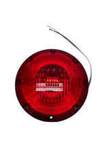 ST92RB Red 7" flashing warning light, surface mount, hard wired (black=power, white=ground)
