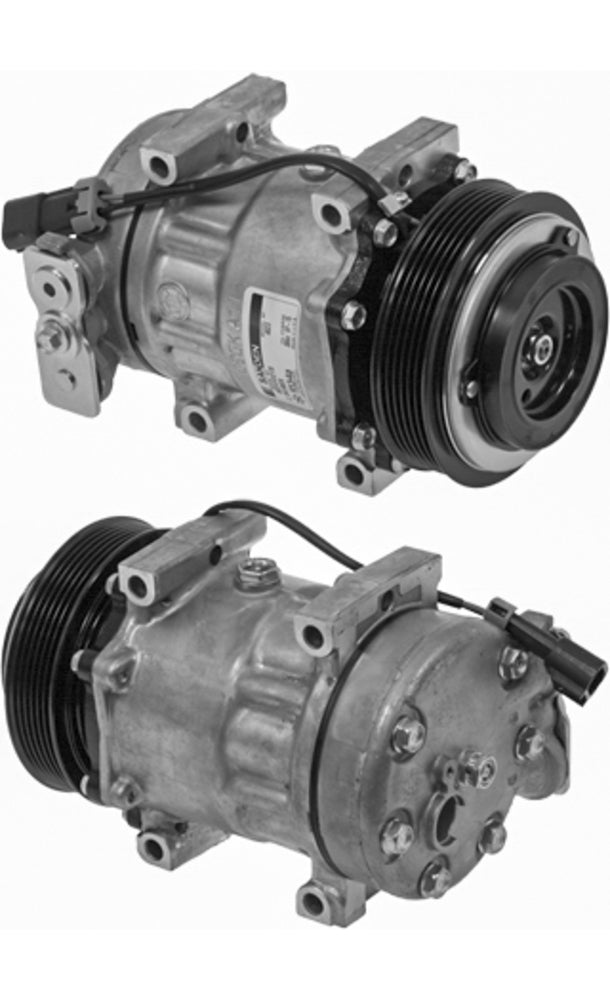 COMPRESSOR SD7H15SHD 4023 PV6 125mm 12V VERT PAD 90DEG 20-04023