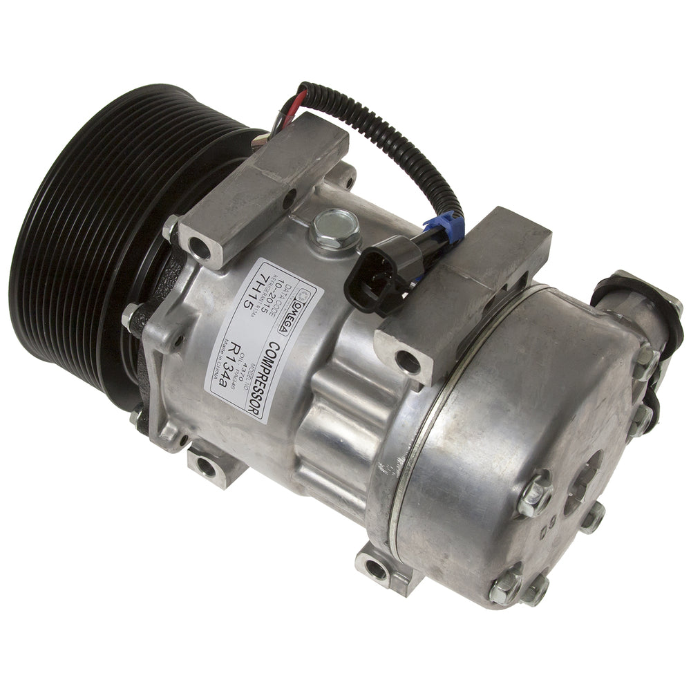 COMPRESSOR SD7H15SHD DIRECT MT 126mm PV12 12V 90DEG PAD 20-04078-AM