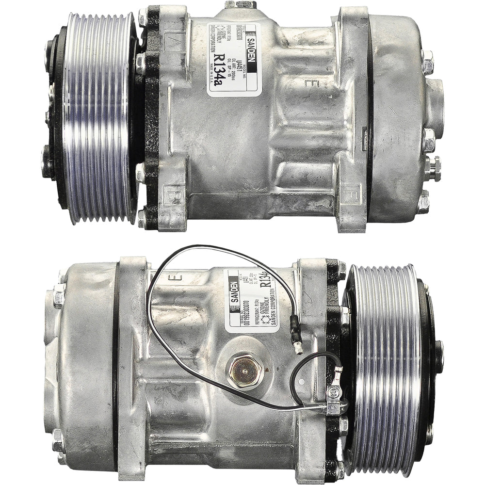 COMPRESSOR SD7H15 PV8 12V 119mm EAR MT H-PAD 20-04451