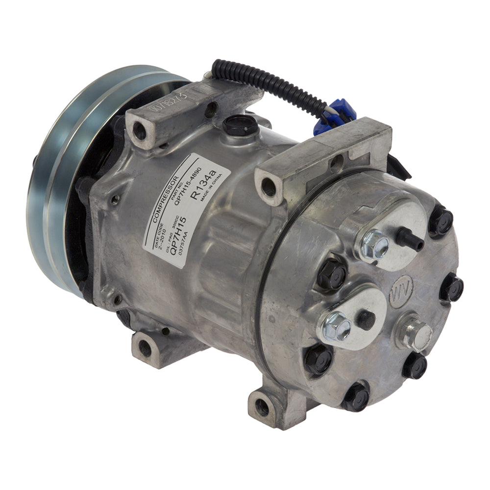 COMPRESSOR SD7H15 4890 12V DIRECT MOUNT HPAD 2A 132mm 20-04890-AM