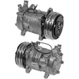 COMPRESSOR SD5S14 12V 2A GRV 132mm BC HEAD VERT FLARE 20-06620