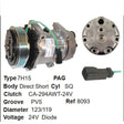 COMPRESSOR SD7H15 DIRECT MT PV5 119mm 24V HPAD SQ HEAD 20-08093-AM