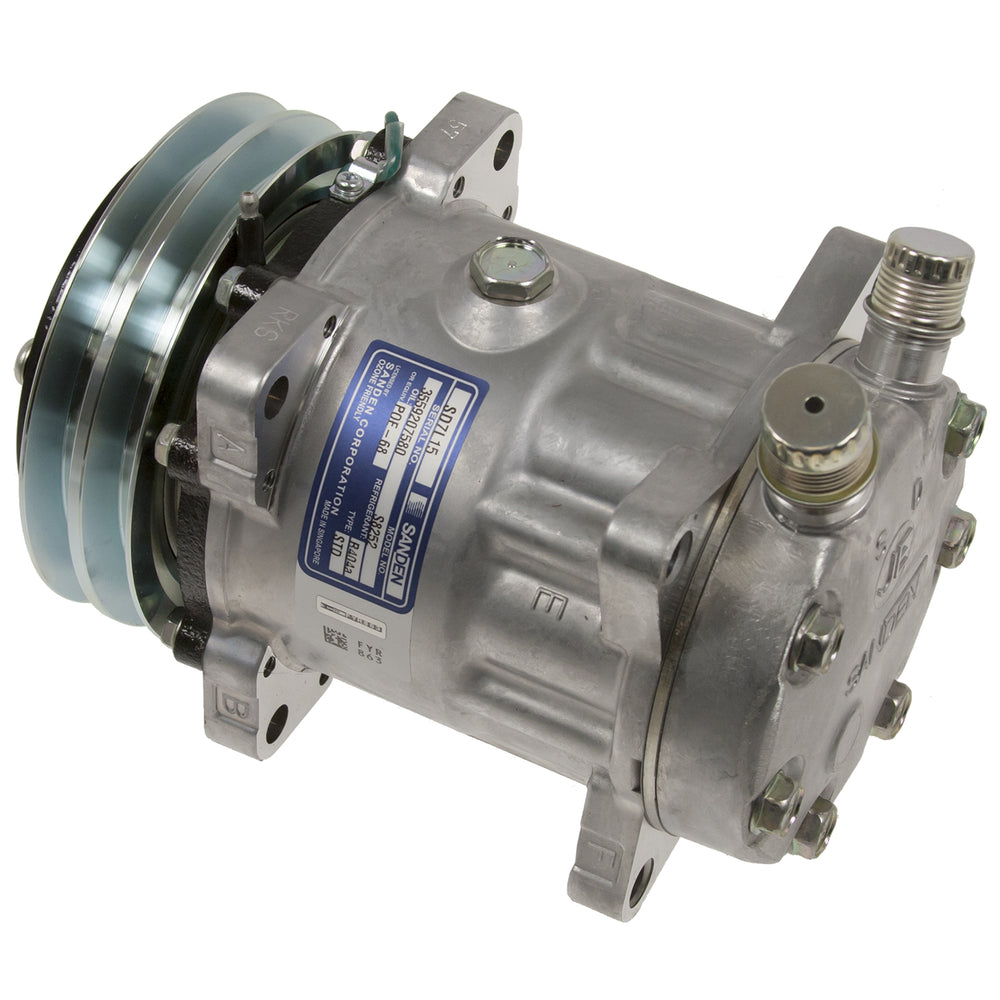COMPRESSOR SD7L15 8252 2A GRV 24V 132mm VOR JE HEAD R404 20-08252