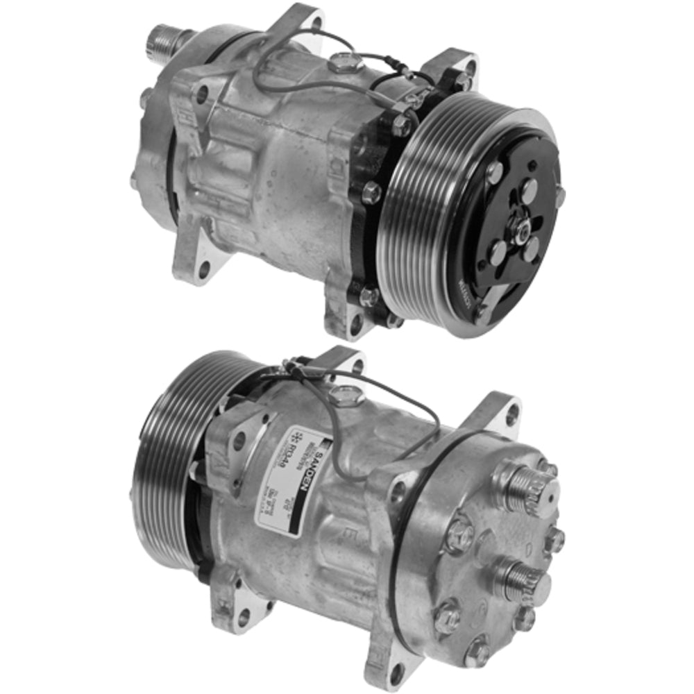 COMPRESSOR SD7H15 HOR 119mm PV8 12V EAR KG HEAD R134A 20-09994