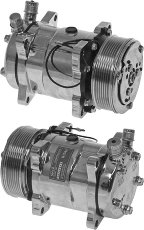 COMPRESSOR SD5H14 6669 VOR 119mm PV7 12V EAR CHROME 20-10075-C