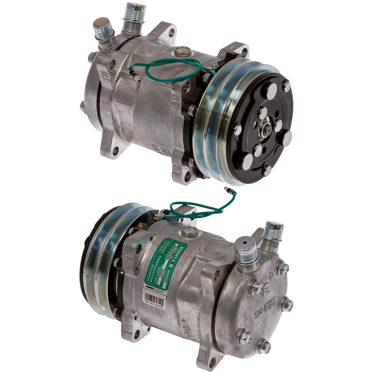 COMPRESSOR SD5H14HD 6665 VOR 132mm 2A 24V FL HEAD 20-10183