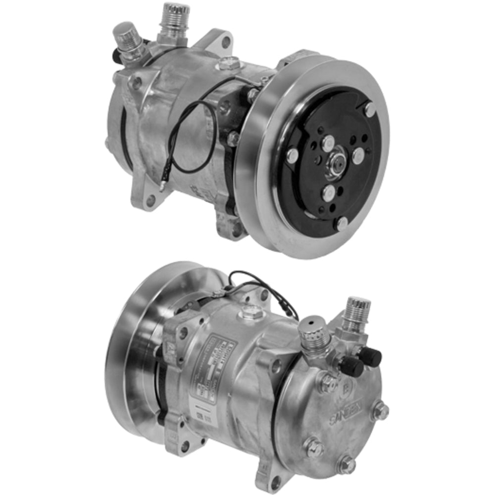 COMPRESSOR SD5H14 VF 158mm 1C 12V W/R12 CHRG FTGS 20-10370
