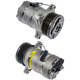 COMPRESSOR HR6 PV8 122mm 12V JOHN DEERE 20-11058