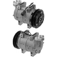 COMPRESSOR DKS15D 1GRV 24V 137mm TOP PAD FTGS 20-11319-AM