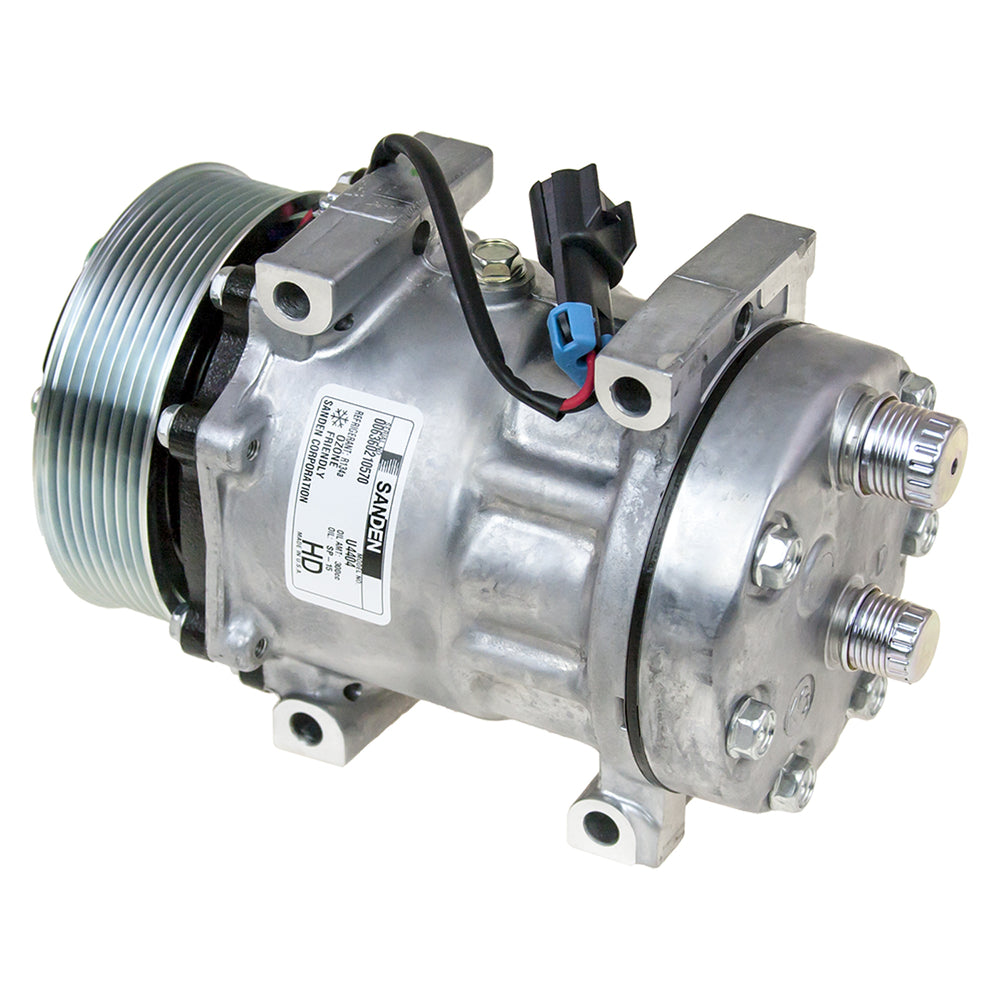 COMPRESSOR SD7H15 PV8 12V 119mm DIRECT MT KG REAR HEAD 20-14404