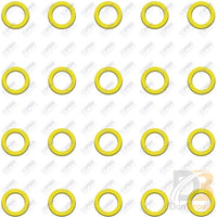 20 Per Yellow Hnbr O Rings Mt3804 Air Conditioning