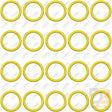 20 Per Yellow Hnbr O Rings Mt3807 Air Conditioning