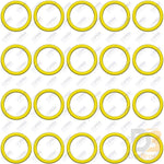 20 Per Yellow Hnbr O Rings Mt3807 Air Conditioning