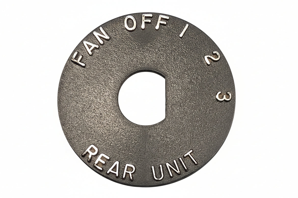 PLT-150, Fan Switch Plate