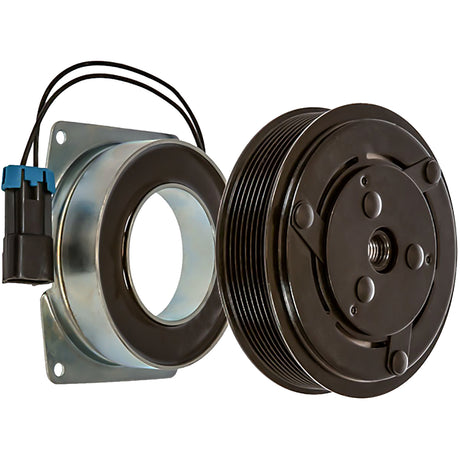 CLUTCH YORK PV8 12V 2WIRE 155mm GROOVE DIA 22-11289-AM