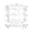 Radiator 97-95 Ford Explorer 4.0L 24-80572