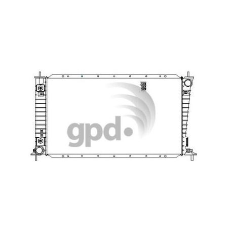 Radiator 97-98 Ford Expedition 4.6L W/tow A/t 24-80894