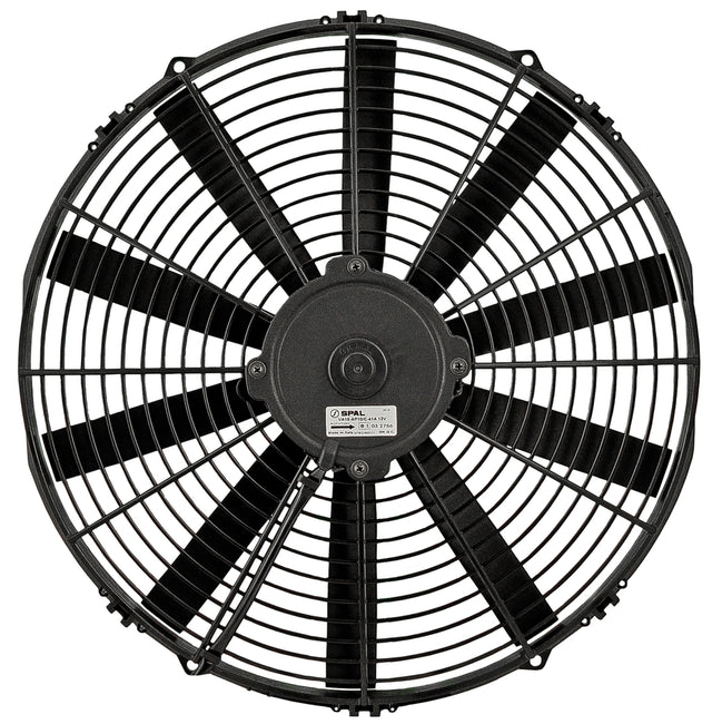 FAN ASSEMBLY 13inPUSHER STRAIGHT BLADE LOW PROFILE 12V 25-11138
